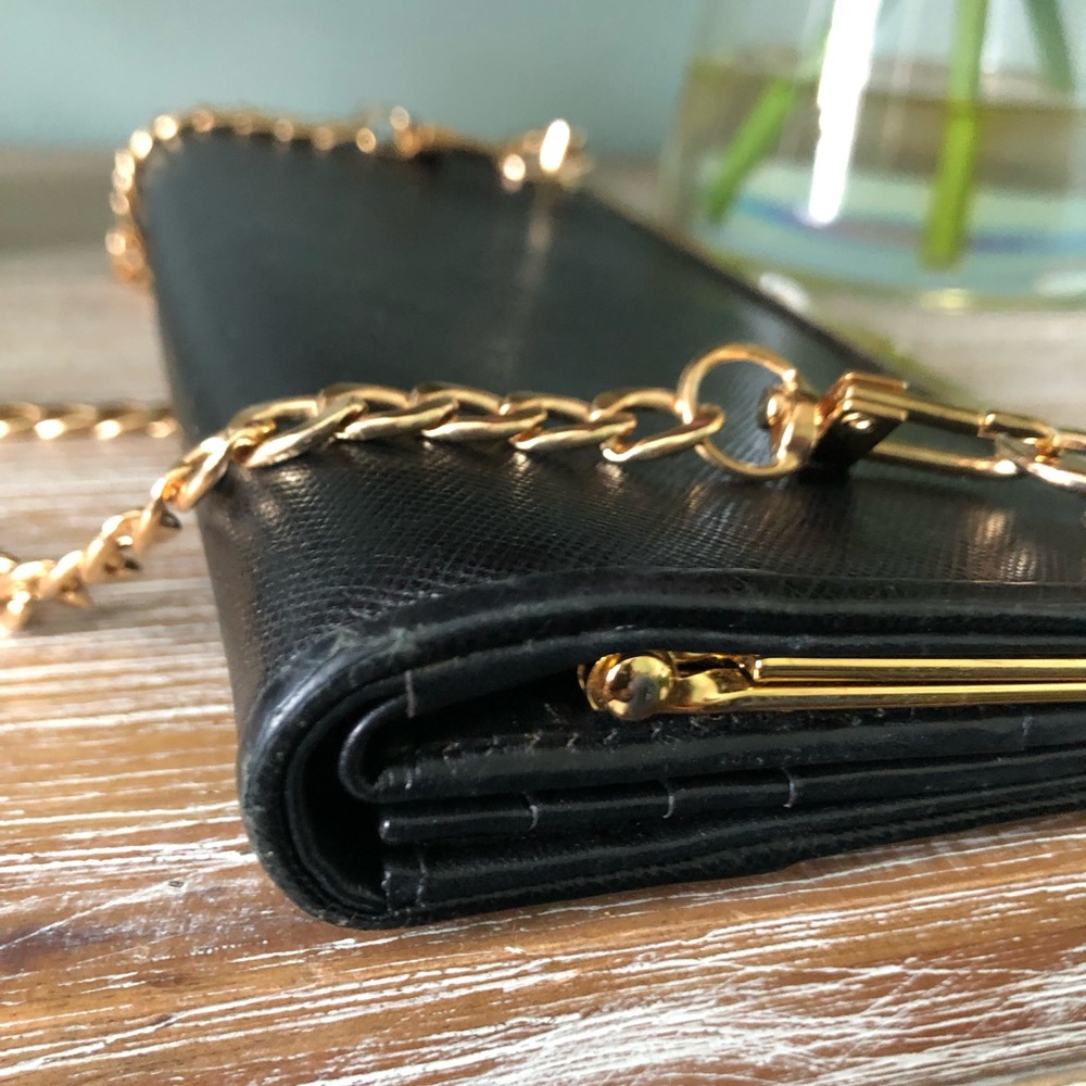 MCM charms crossbody blk wallet - Picture 3 of 15